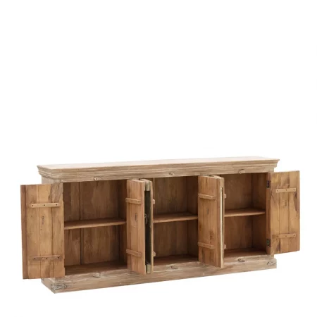 Aparador Madera Mango 6 Puertas Alhambra 210x45x100 Cm - Moycor (2)