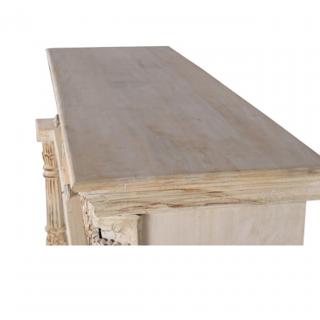 Aparador Madera Mango Blanco Envejecido 2 Puerta + 2 Cajones - Giner y Colomer - 7