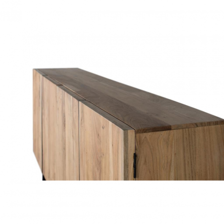 Aparador Madera de Acacia 4 Puerta con Patas de Metal - Giner y Colomer - 4