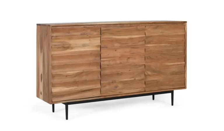 Aparador Madera de Acacia Maciza 145x36x86 cm - Giner y Colomer (5)