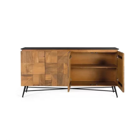 Aparador Madera de Mango 170x40x85 Cm - Giner y Colomer (5)