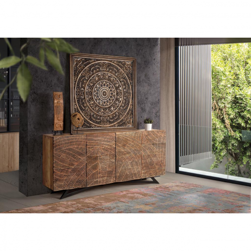 Aparador Madera de Mango 4 Puertas - Giner y Colomer1