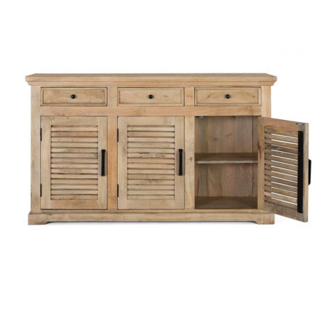 Aparador Madera de Mango Maciza 3 Puertas + 3 Cajones - Giner y Colomer - 4