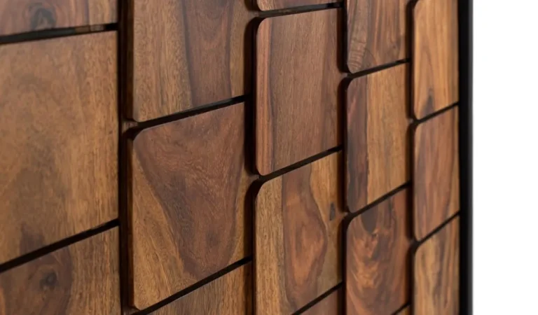 Aparador Madera de Mango Natural 108x40x75 Cm - Giner y Colomer (7)