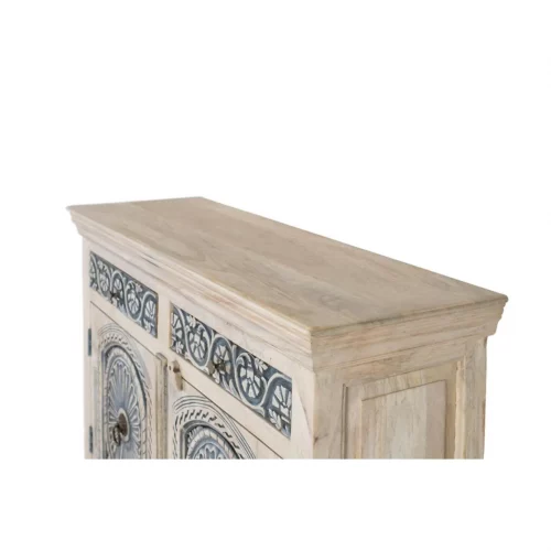 Aparador Madera de Mango Natural 116x41x90 Cm - Giner y Colomer (5)