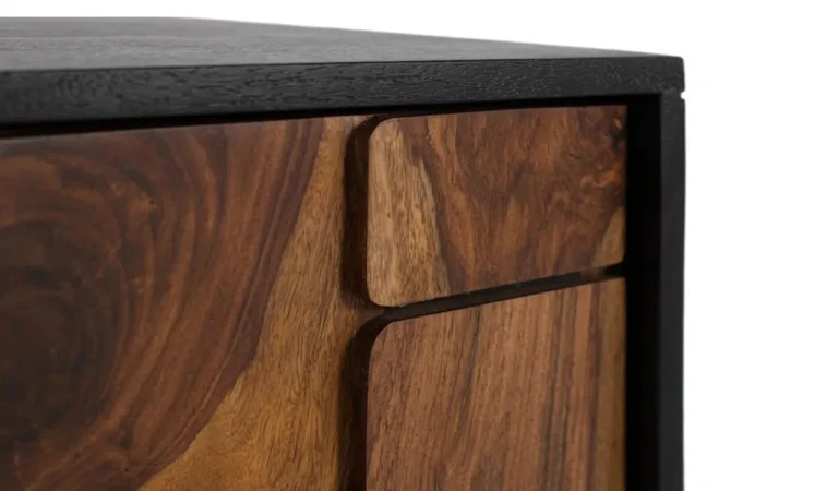 Aparador Madera de Mango Natural 160x40x75 Cm - Giner y Colomer (6)