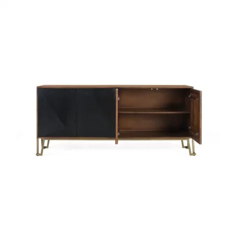 Aparador Madera de Mango Natural 180x46x80 Cm - Giner y Colomer (2)