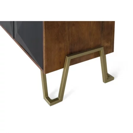 Aparador Madera de Mango Natural 180x46x80 Cm - Giner y Colomer (4)