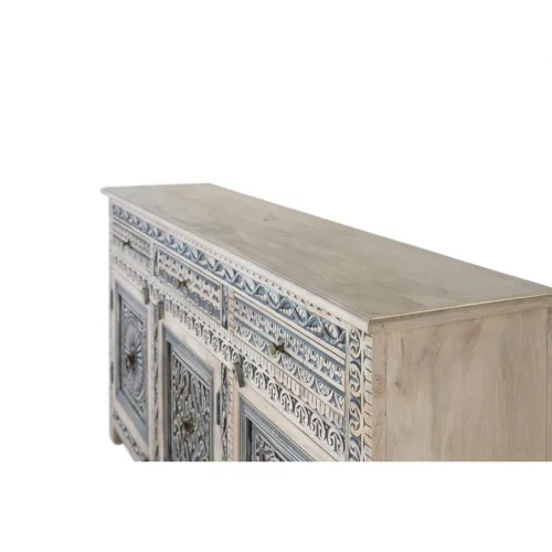 Aparador Madera de Mango Natural 190x41x90 Cm - Giner y Colomer (8)