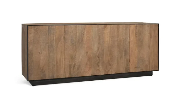Aparador Madera de Mango Natural 200x44x81 Cm - Giner y Colomer (2)