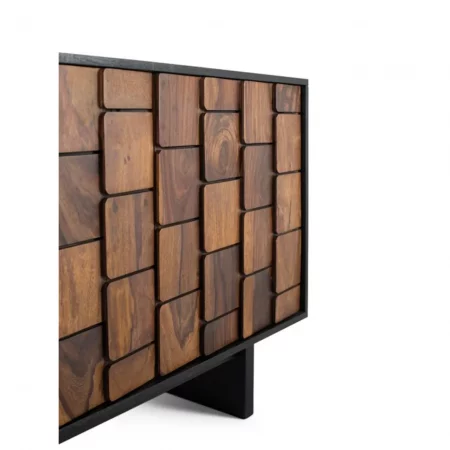 Aparador Madera de Mango Natural 212x40x75 Cm - Giner y Colomer (1)