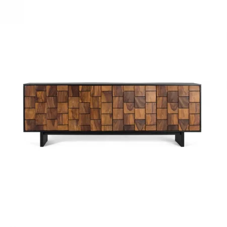 Aparador Madera de Mango Natural 212x40x75 Cm - Giner y Colomer (6)