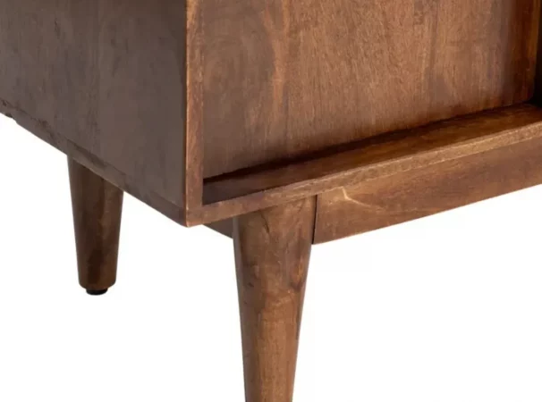 Aparador Madera de Mango con 3 Cajones y 2 Puertas Marron 150x42x87 Cm - IXIA (1)