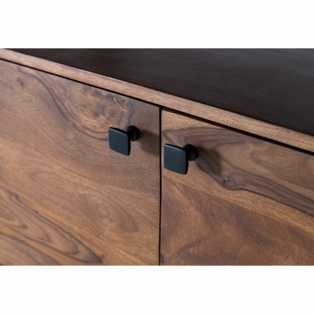 Aparador Madera de Palisandro Maciza y Metal 4 Puertas - Giner y Colomer5
