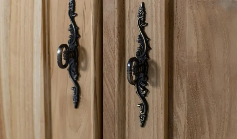 Aparador Madera de Teka Maciza 150x42x86 cm - Giner y Colomer (4)