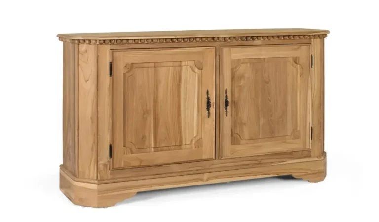 Aparador Madera de Teka Maciza 150x42x86 cm - Giner y Colomer (6)