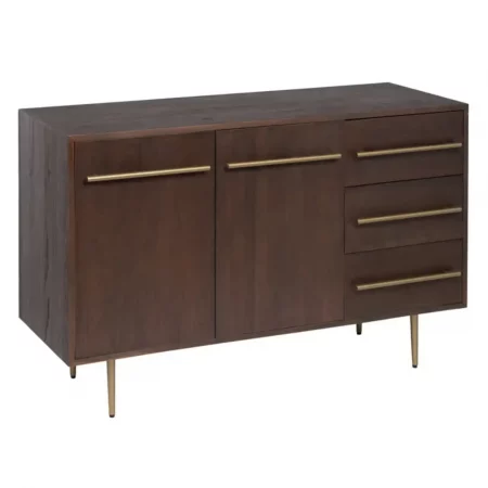 Aparador Marrón Madera Hierro 130x45x83 Cm - IXIA (7)