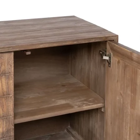 Aparador Marrón Madera Hierro 180x45x84 Cm - IXIA (3)