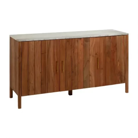 Aparador Natural Acacia Salón Mod. Maori 160x46x85 Cm - IXIA (4)
