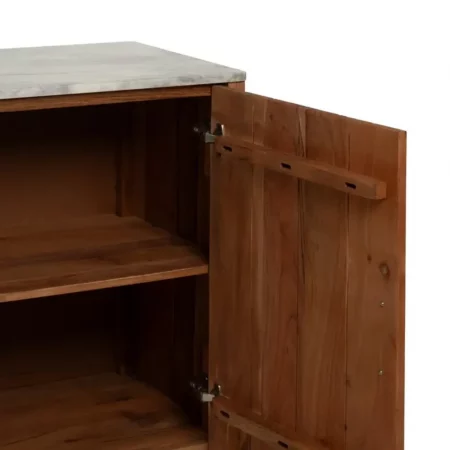 Aparador Natural Acacia Salón Mod. Maori 160x46x85 Cm - IXIA (6)