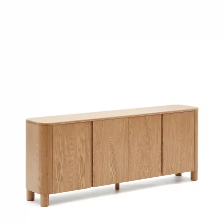 Aparador Salaya de madera contrachapada de fresno FSC Mix Credit 200 x 79 cm-2