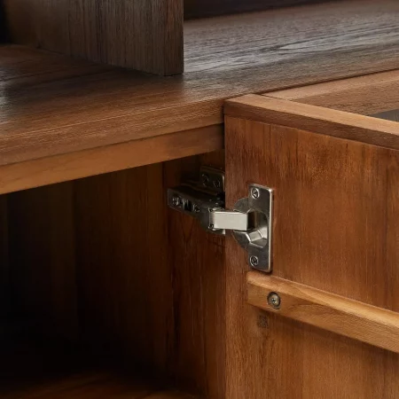 Aparador Sashi de madera maciza de teca 180 x 85 cm-7