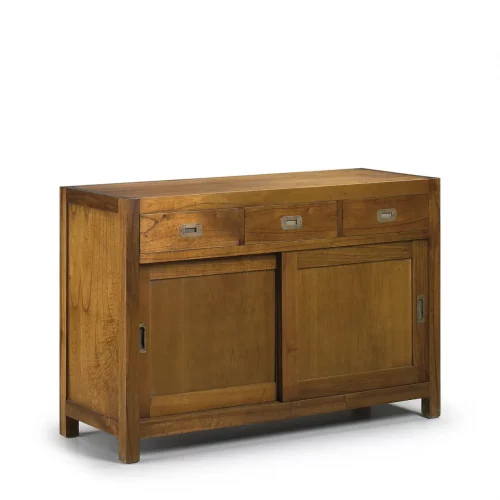 Aparador Star 2 Puertas Correderas + 3 Cajones 120x50x80 Cm - Moycor (1)