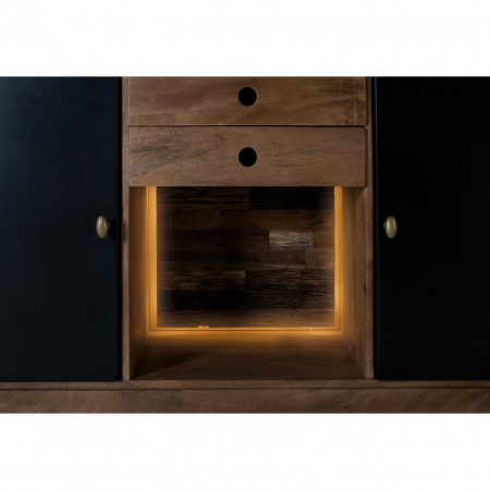 Aparador con Iluminación Interior Madera de Mango Maciza - Giner y Colomer5