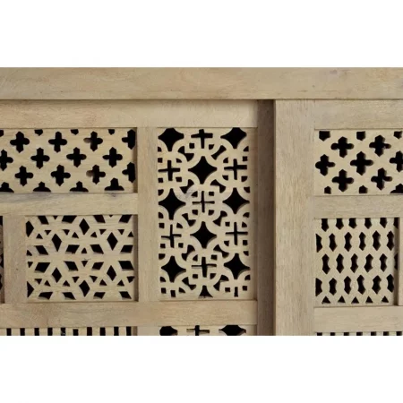 Aparador de Madera Mango con 3 Puertas Correderas y Base de Metal - Giner y Colomer (5)