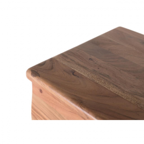 Aparador de Madera de Acacia Natural en Detalle Ondulado 4 Puertas - Giner y Colomer (5)