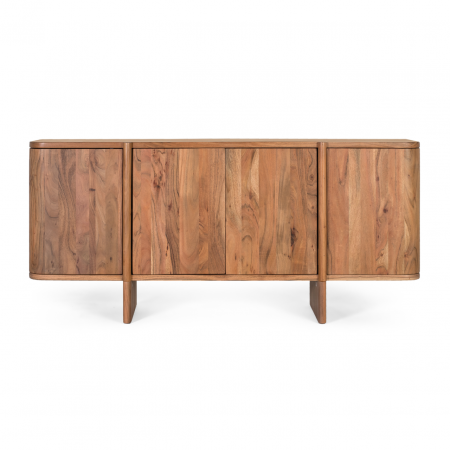 Aparador de Madera de Acacia de 4 Puertas - Giner y Colomer (1)
