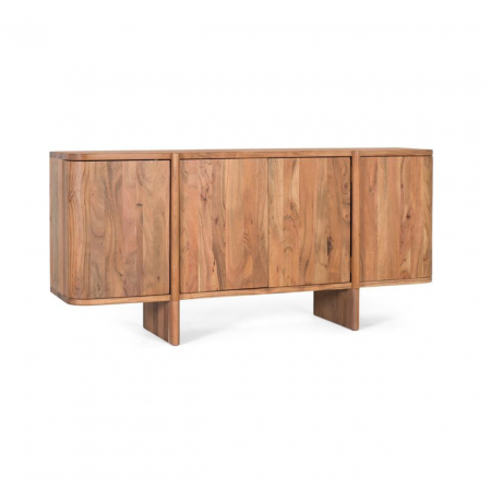 Aparador de Madera de Acacia de 4 Puertas - Giner y Colomer (2)