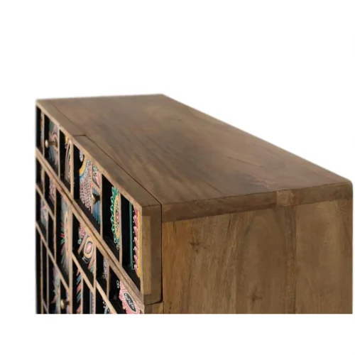 Aparador de Madera de Mango Detallado a Mano 2 Cajones 2 Puertas - Giner y Colomer (4)