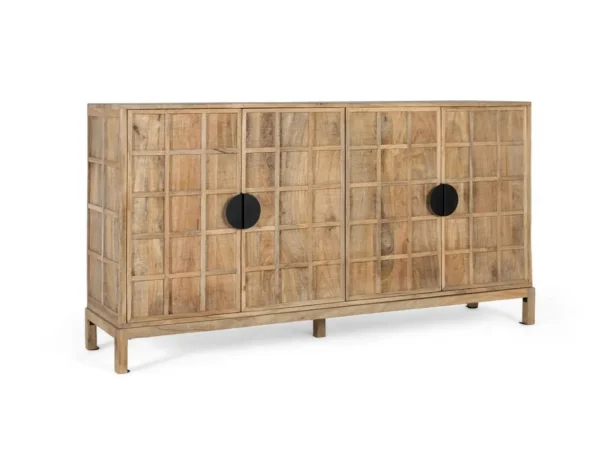 Aparador de Madera de Mango Natural 175x40x91 Cm - Giner y Colomer (3)