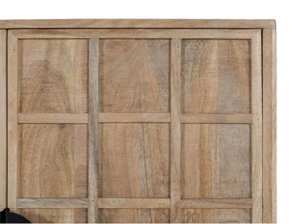 Aparador de Madera de Mango Natural 175x40x91 Cm - Giner y Colomer (6)