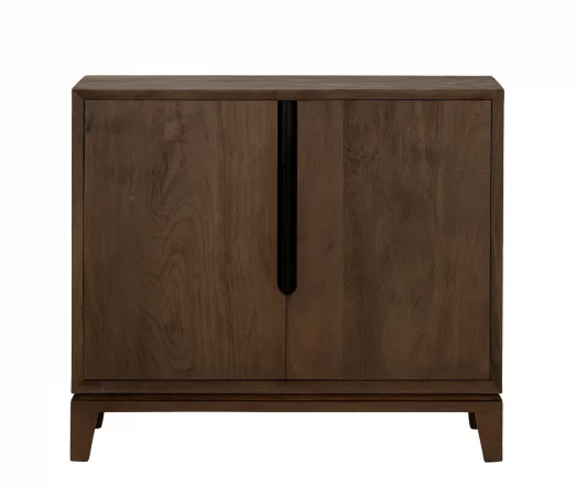 Aparador de Madera de Mango con 2 Puertas 47x63,5 cm y Patas de 12 cm – Diseño Moderno y Elegante - MOVIL (1)