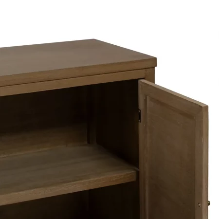 Aparador de Madera de Paulonia Natrual 4 Puertas - IXIA (6)