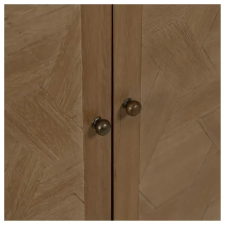Aparador de Madera de Paulonia Natrual 4 Puertas - IXIA (7)