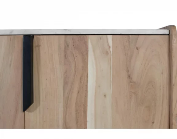 Aparador de madera maciza de acacia - 180 cm-MOVIL (6)