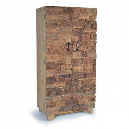 Armario 2 Puertas En Madera De Mango - Giner Y Colomer - 3