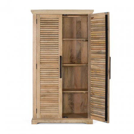 Armario 2 Puertas Madera de Mango Natural - Giner y Colomer - 4