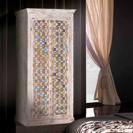 Armario Estilo Étnico con 2 Puertas - Giner y Colomer - 1
