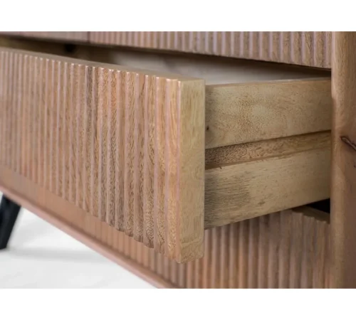 Armario Madera Maciza de Mango 90x45x187 Cm - Giner y Colomer (6)