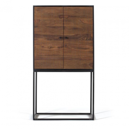 Armario Madera PalisandroMango Base Metal - Giner y Colomer - 2