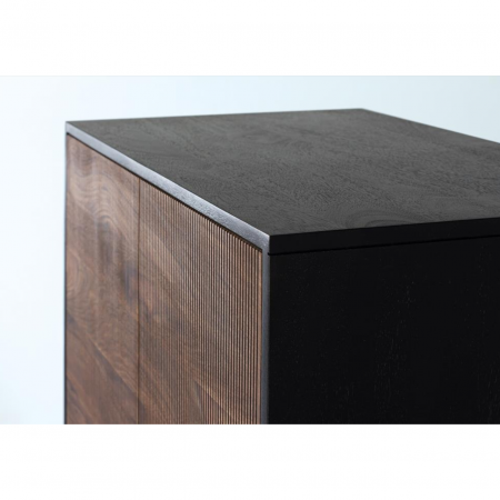 Armario Madera PalisandroMango Base Metal - Giner y Colomer - 4
