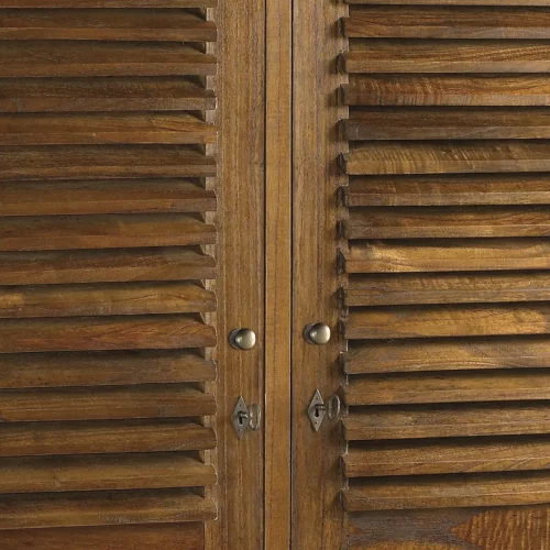 Armario Mod. Marco Polo 2 Puertas + 1 Cajón Madera Mindi Colección Star 108x50x200 Cm - Moycor (4)