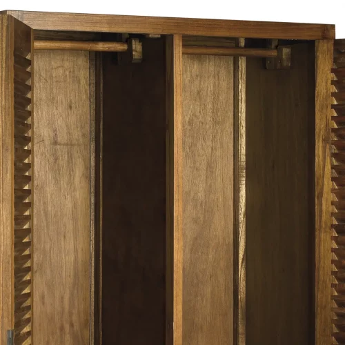 Armario Mod. Marco Polo 2 Puertas + 1 Cajón Madera Mindi Colección Star 108x50x200 Cm - Moycor (5)