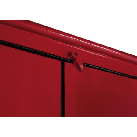 Armario Rojo Madera de Mango con 2 Puertas - Giner y Colomer - 4