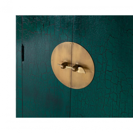 Armario Verde Madera de Mango con 2 Puertas - Giner y Colomer - 3