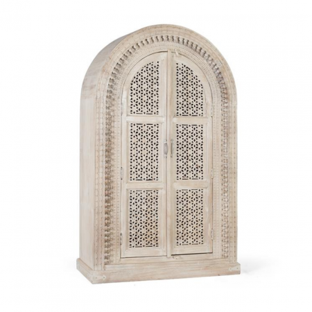 Armario con 2 Puertas Madera de Mango Color Decapé - Giner y Colomer - 2